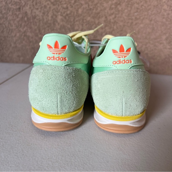 NWT Adidas SL 72 OG W Sneakers Semi Green Spark Solar Orange Mint Size 8.5/7.5 - Picture 5 of 9